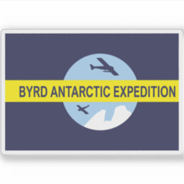 Byrds zweites Antarktis-Expeditionsflagge Aufkleber