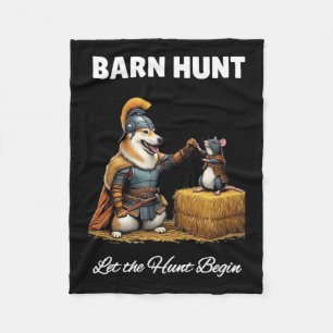 Byrn Hunt Lover - Niedlicher Warriorrat und isländ Fleecedecke
