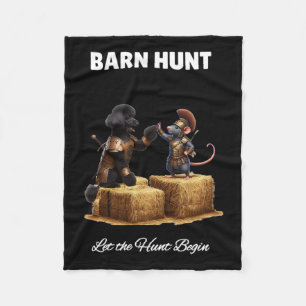 Byrn Hunt Lover - Niedlicher Warriorrat und Schwar Fleecedecke