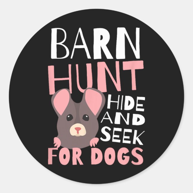Byrn Hunt verborgen und suchen Design rn Hunt Runder Aufkleber (Vorderseite)