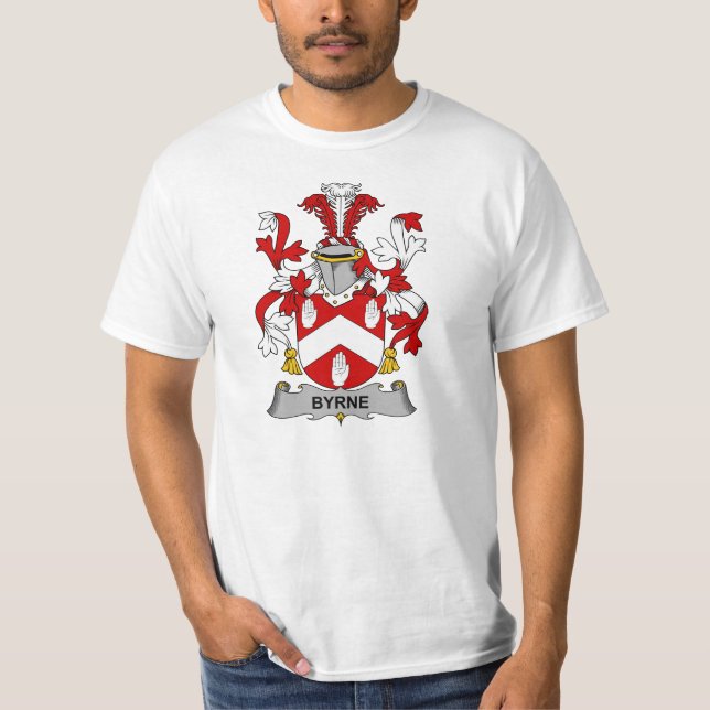 Byrne Familienwappen T-Shirt (Vorderseite)