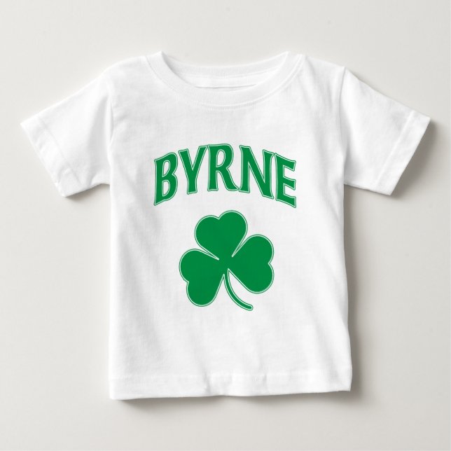 Byrne Iren-Kleeblatt Baby T-shirt (Vorderseite)