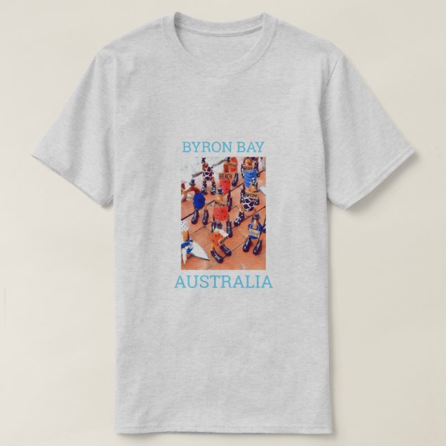 Byron Bay niedliche Küstenstadt Australien - Reise T-Shirt (Design vorne)