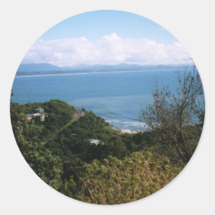 Byron Bay Runder Aufkleber