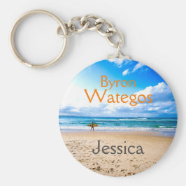 Byron Bay Wategos Beach Personalisiert Schlüsselanhänger