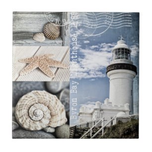 Byron Bucht-Leuchtturm Fliese