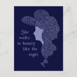 Byron-Lady Postkarte