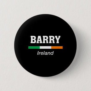 Byrry irischer Familienname St Patricks Day Irland Button
