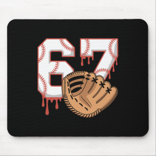 Bysebyll 67 Six Seven Alpha Slang 6 7 Meme Kinder Mousepad