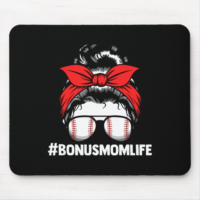 Bysebyll Bonus Mama Sofbyll Player Mütter Tag Mousepad (Vorne)