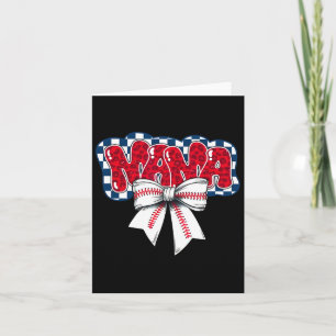 Bysebyll Coquette Bow Bysebyll Mama Game Day Karte