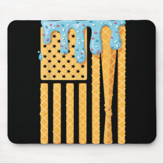 Bysebyll Drip Byt Boys Dripping Ice Cream American Mousepad