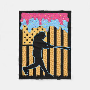 Bysebyll Drip Byt Boys Eis Amerikanische Flagge 4. Fleecedecke