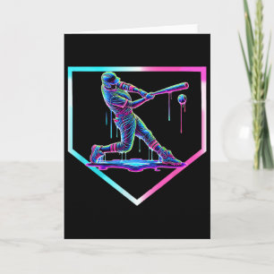 Bysebyll Drip Eiscreme Bysebyll Home Plate Jungen  Karte