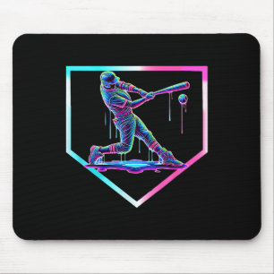 Bysebyll Drip Eiscreme Bysebyll Home Plate Jungen  Mousepad