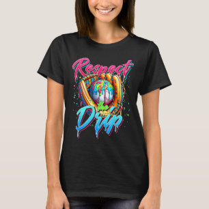 Bysebyll Drip Jungen Eis Drip Jugend Respekt Th T-Shirt
