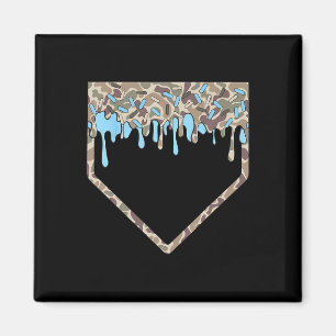 Bysebyll Drip-Shirt für Jungen Camo Bysebyll Home Magnet