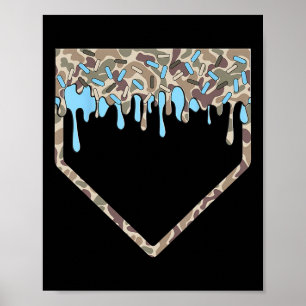 Bysebyll Drip-Shirt für Jungen Camo Bysebyll Home Poster