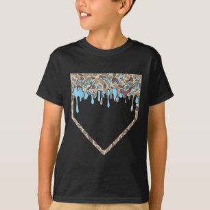 Bysebyll Drip-Shirt für Jungen Camo Bysebyll Home T-Shirt
