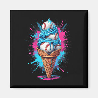 Bysebyll Eiscreme-Wasserfarbe Bysebyll  Magnet
