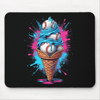 Bysebyll Eiscreme-Wasserfarbe Bysebyll  Mousepad
