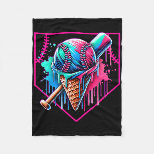 Bysebyll Home Plate Tropf für Jungen Bysebyll Eisc Fleecedecke