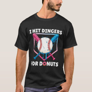 Bysebyll ich treffe Dingers für Donuts Lustige Don T-Shirt