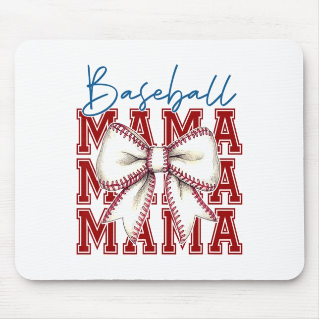 Bysebyll Mama Bow Graphic Unique Design Mousepad (Vorne)
