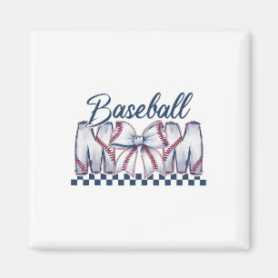 Bysebyll Mama Coquette Bow Game Day Bysebyll Mama  Magnet