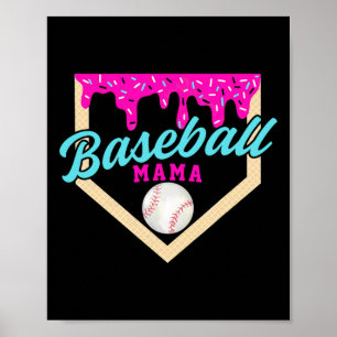 Bysebyll Mama Home Plate Eiscreme-Tropf mit Streus Poster