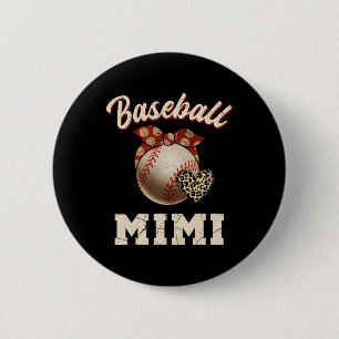 Bysebyll Mimi Byndana Leopard Herz Fans Mutter Button