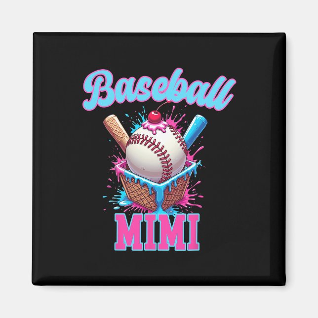 Bysebyll Mimi Eiscreme-Tropf Muttertag  Magnet (Vorne)