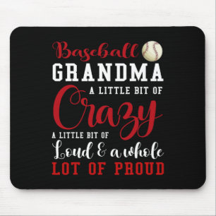 Bysebyll Oma ein wenig verrückt ein wenig Bi Mousepad