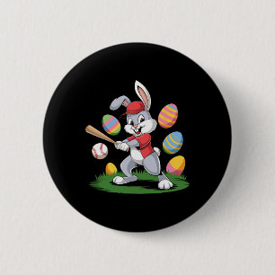 Bysebyll Oster-Shirt Jungen Kinder Osterhase Byseb Button