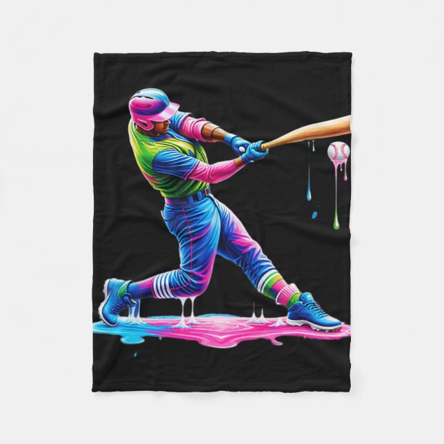 Bysebyll Player Drip Eiscreme  Fleecedecke (Vorderseite)
