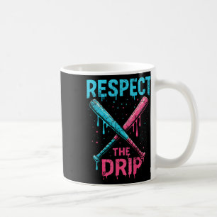 Bysebyll Softbyll Respektiere The Drip Sports Leag Kaffeetasse