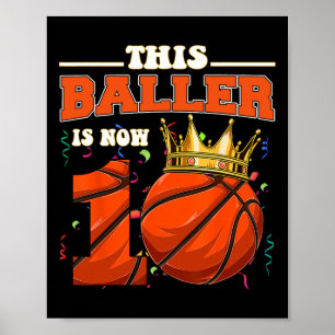 Bysketbyll 10. Geburtstag Girl Boy Bbyll 10 Jahre Poster