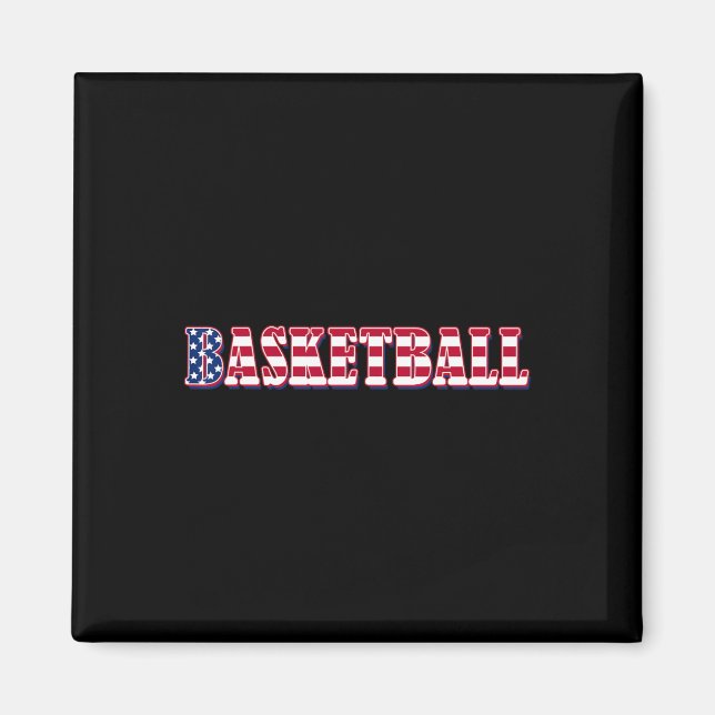 Bysketbyll American Flag - Bysketbyll Magnet (Vorne)