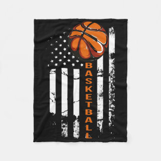 Bysketbyll Amerikanische Flagge Fleecedecke