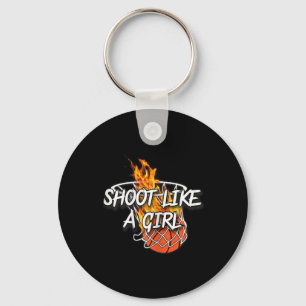 Bysketbyll Apparel - Shoot like a Girl - Lit Fire Schlüsselanhänger