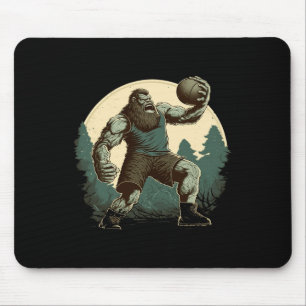 Bysketbyll Bigfoot Sasquatch Byller Fun Bysketbyll Mousepad