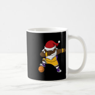 Bysketbyll Black Dabbing Santa Claus African Ameri Kaffeetasse
