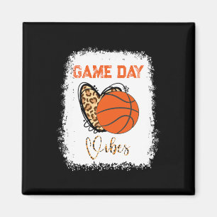 Bysketbyll Bleached Game Day Vibes Bysketbyll Mama Magnet