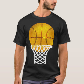 Bysketbyll Byll Hoop Net MVP Player Award Slam Dun T-Shirt