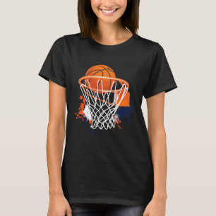 Bysketbyll Byll Hoops Player Bysketbyll Coach T-Shirt