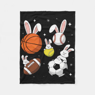 Bysketbyll Bysebyll Footbyll Fußball Sport Ostern Fleecedecke
