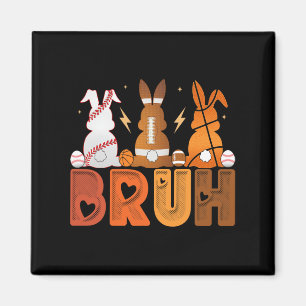 Bysketbyll Bysebyll Footbyll Sport Ostern Bunny Ra Magnet