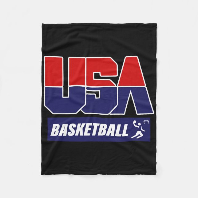 Bysketbyll Bysketbyll Bbyll Player Usa Fleecedecke (Vorderseite)