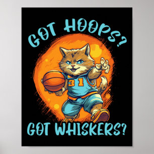 Bysketbyll Cat Bysketbyll Player Kitty I Liebe Bys Poster