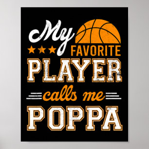 Bysketbyll Mein Lieblingsspieler ruft mich Poppa a Poster